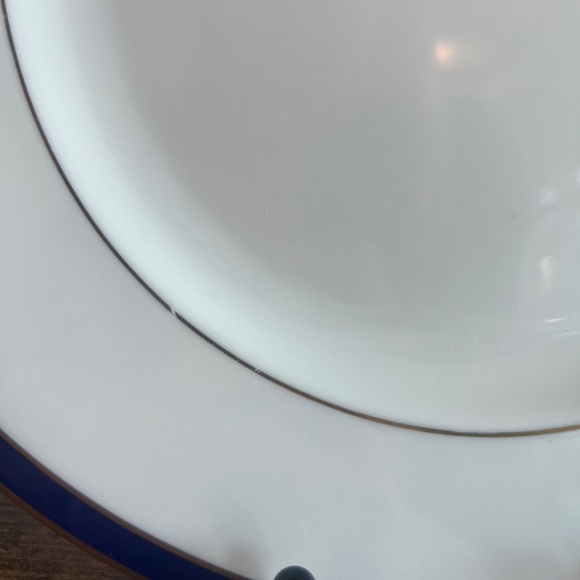 Vintage Lenox Federal Cobalt Blue & Gold Dinner Plate - Made in USA - 10.75" - Picture 5 of 11